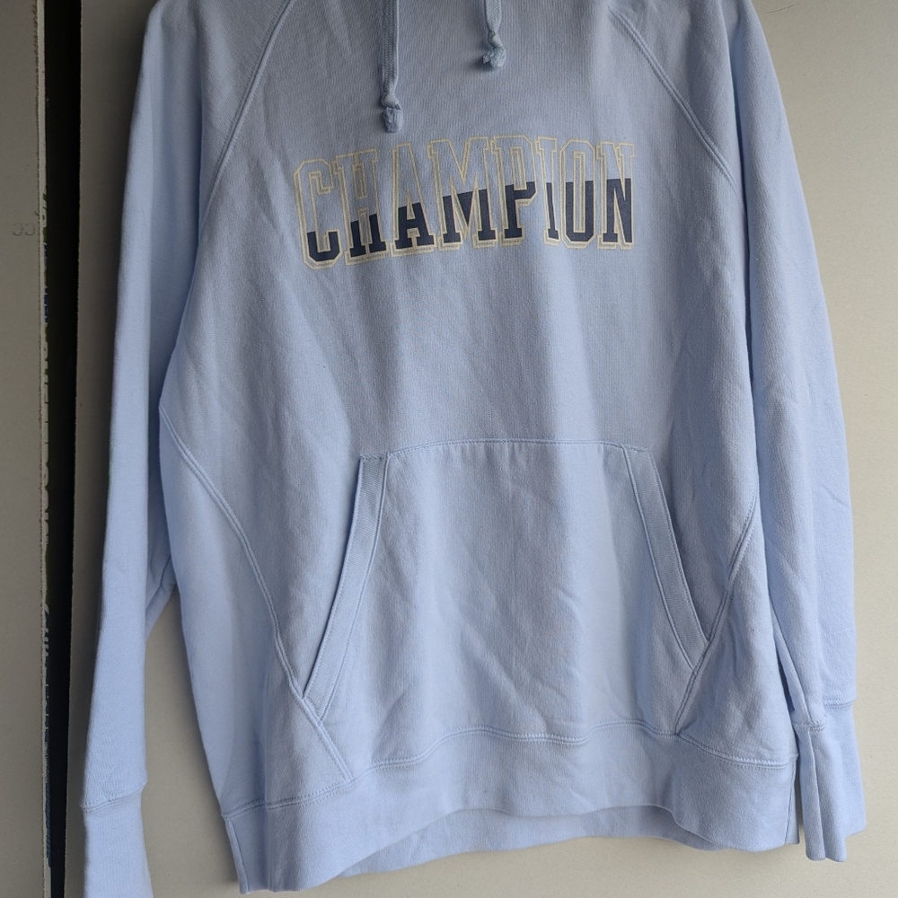 Champion Light Blue Men's Hoodie
